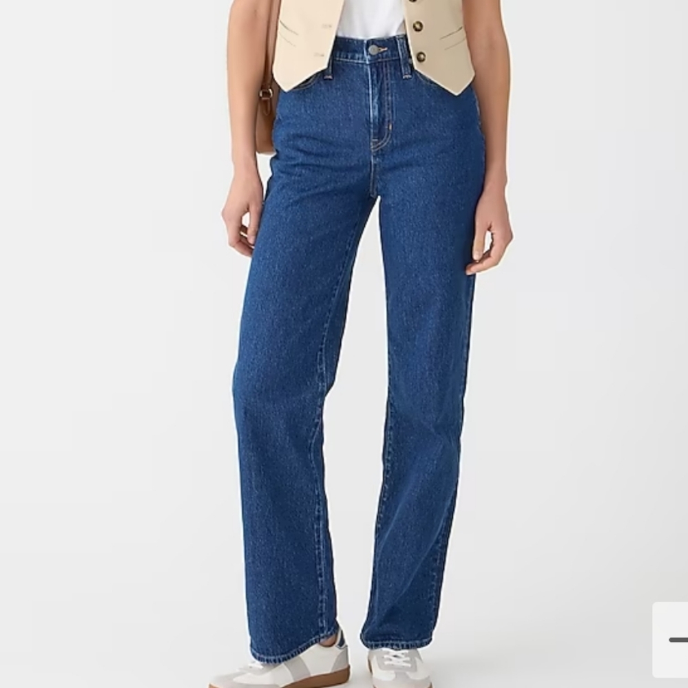 J. Crew slim wide-leg jeans